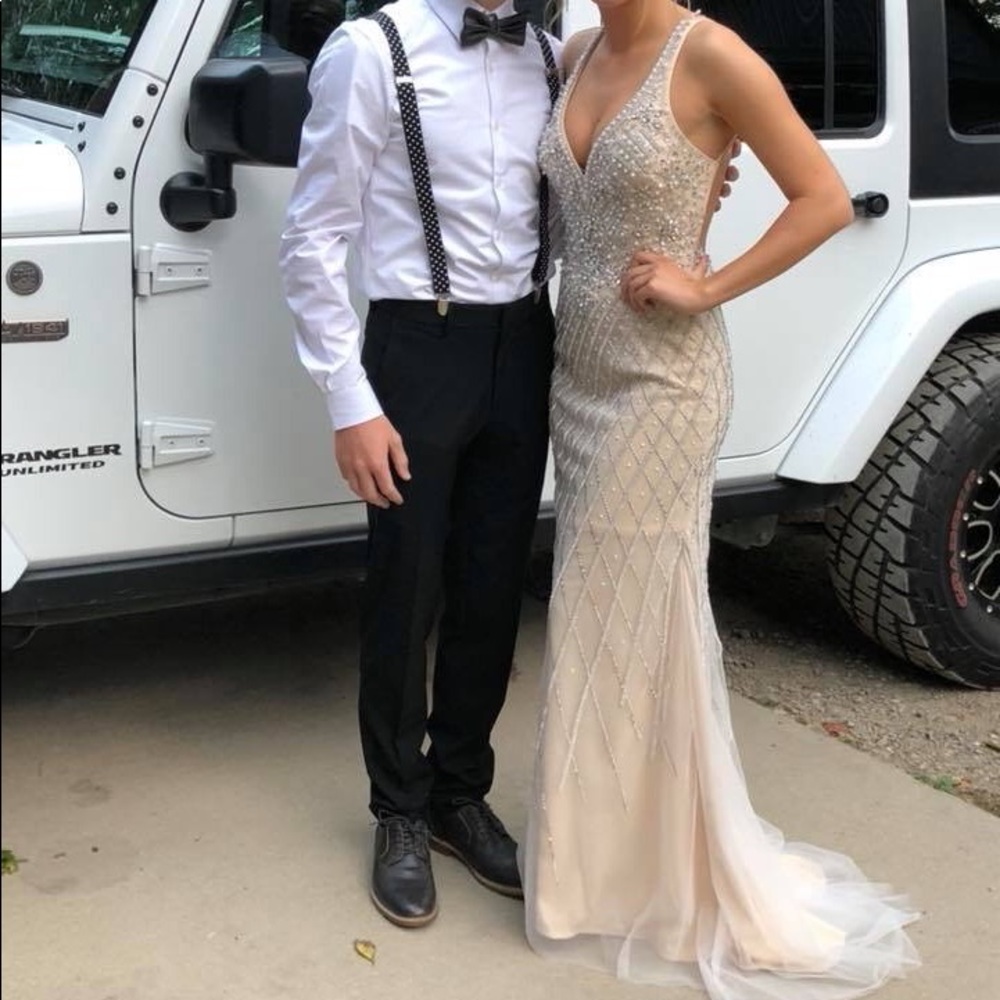 Jovani fully beaded dress